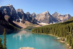 05 Valley Of The Ten Peaks - Mount Little, Mount Bowlen, Tonsa Peak, Mount Perren, Mount Allen, Mount Tuzo, Deltaform Mountain, Neptuak Mountain From Rockpile Near Lake Louise